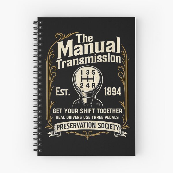 Item preview, The Manual Transmission Preservation Society Real Drivers Use Three Pedals Vintage designed and sold by Buzzlekrun.