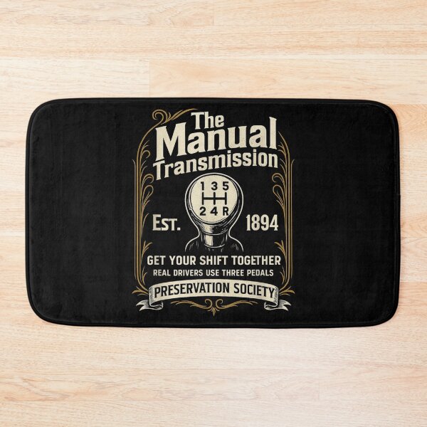 Item preview, The Manual Transmission Preservation Society Real Drivers Use Three Pedals Vintage designed and sold by Buzzlekrun.