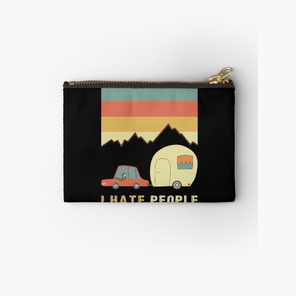 Item preview, I Hate People Humans Holiday Sloth Camper Camping Design designed and sold by Basti09.