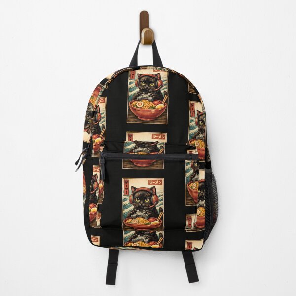 Item preview, Cat with Ramen Japanese Art Funny Cat Gifts for Men Women Kid designed and sold by gear-posters.