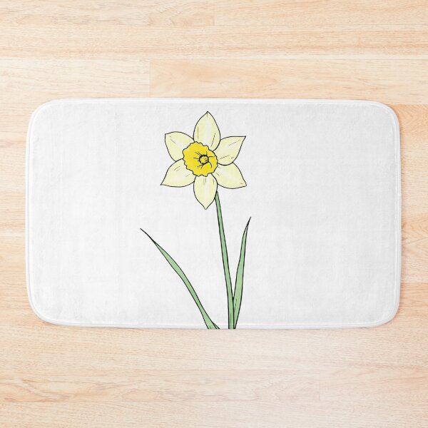 Item preview, Minimalist Yellow Daffodil Flower Design designed and sold by roxysnextgenart.