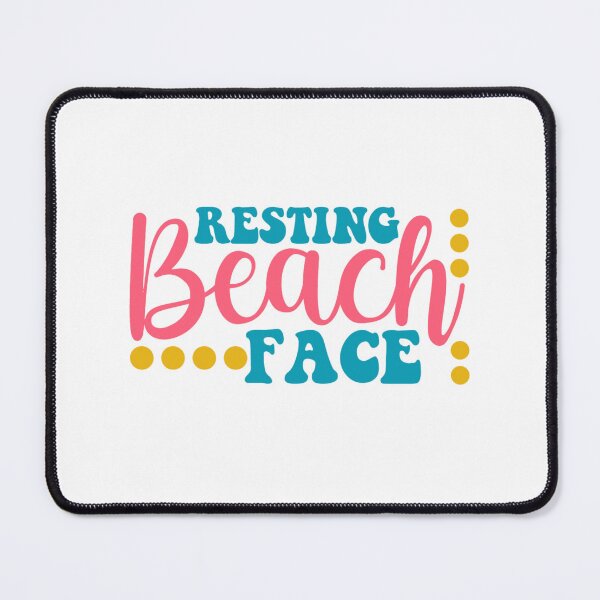 Item preview, Resting Beach Face – Funny Summer Beach Vacation Design designed and sold by FloraliteCo.