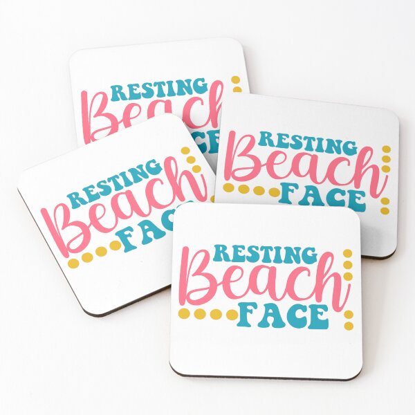 Item preview, Resting Beach Face – Funny Summer Beach Vacation Design designed and sold by FloraliteCo.