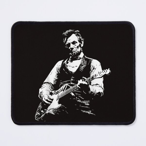 Item preview, Abraham Lincoln Abe Lincoln Playing Guitar designed and sold by randomslife.