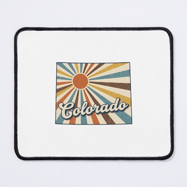 Item preview, Colorado Retro Sunset State Silhouette – Vintage Distressed Design designed and sold by Paper Drip.