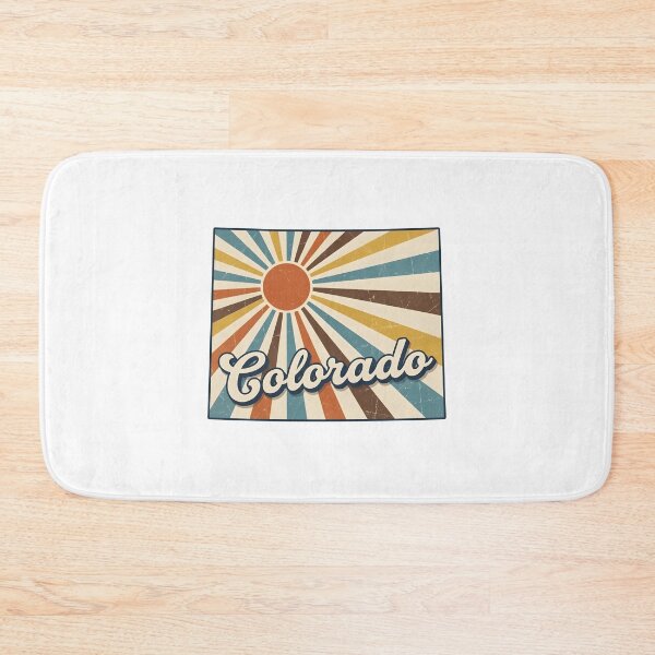 Item preview, Colorado Retro Sunset State Silhouette – Vintage Distressed Design designed and sold by Paper Drip.