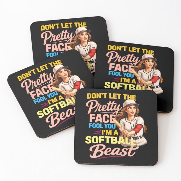 Item preview, Funny Softball Art for Men Women Kids Softball Player designed and sold by gear-posters.