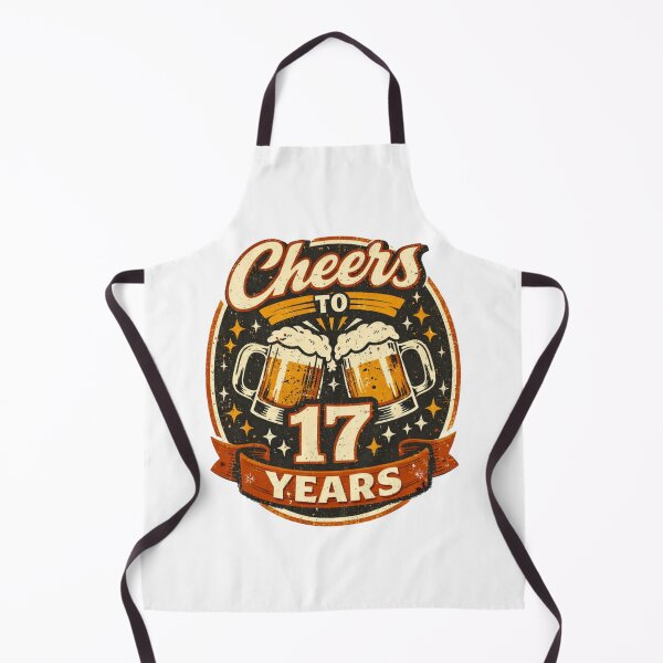 Item preview, Cheers to 17 Years – Funny 17th Birthday Celebration Design designed and sold by rushaib.