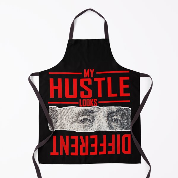 Item preview, My Hustle Looks Different Benjamin Franklin 100 Dollar Bill Eyes Typography designed and sold by WumbleDoor.