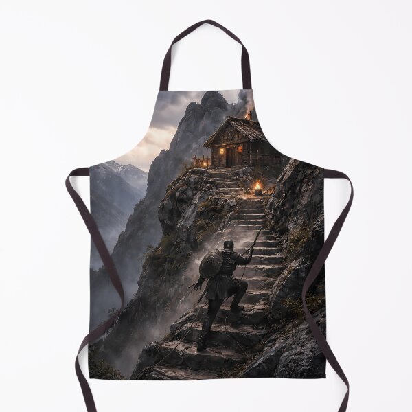 Item preview, Fantasy Warrior Mountain Cabin Quest Scene designed and sold by KnitOfShadoF.