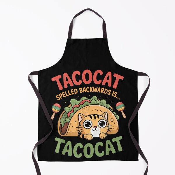 Item preview, Funny Tacocat Spelled Backwards Is Tacocat Palindrome Kitty Taco Mexican Food Pun designed and sold by DienesAngele.
