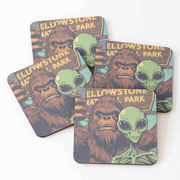 Item preview, Bigfoot & Alien Travel - Yellowstone National Park  designed and sold by 3D SONS SUPPLY.