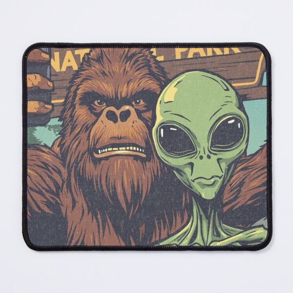 Item preview, Bigfoot & Alien Travel - Yellowstone National Park  designed and sold by 3D SONS SUPPLY.