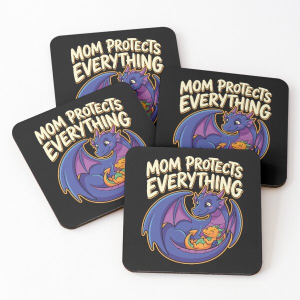 Item preview, Powerful Dragon Mom - Mom Protects Everything Fantasy Art designed and sold by OuSfian1.