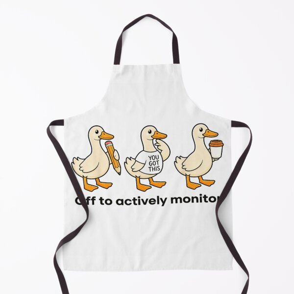 Item preview, Off To Actively Monitor Funny Duck Group Motivation Coffee And Work Student designed and sold by DienesAngele.