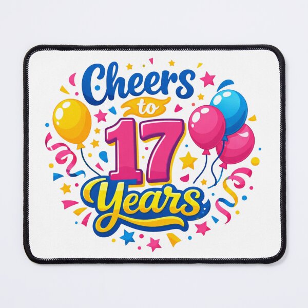 Item preview, Cheers to 17 Years – Funny 17th Birthday Celebration Design designed and sold by rushaib.