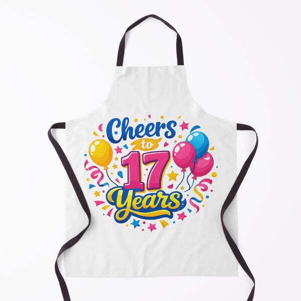 Item preview, Cheers to 17 Years – Funny 17th Birthday Celebration Design designed and sold by rushaib.