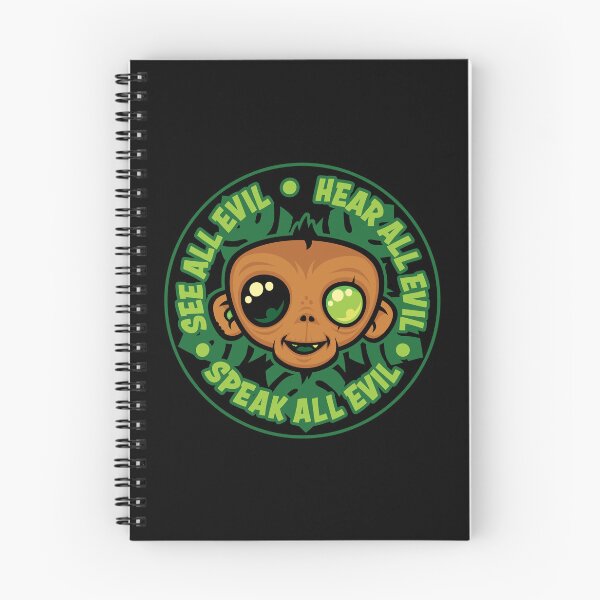 Item preview, See, Hear and Speak All Evil Monkey designed and sold by fizzgig.