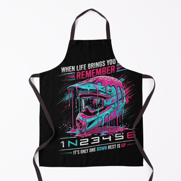 Item preview, Motocross Helmet Quote When Life Brings You Down Remember 1N2345S Dirt Bike Rider Motivation designed and sold by justinhmorton.