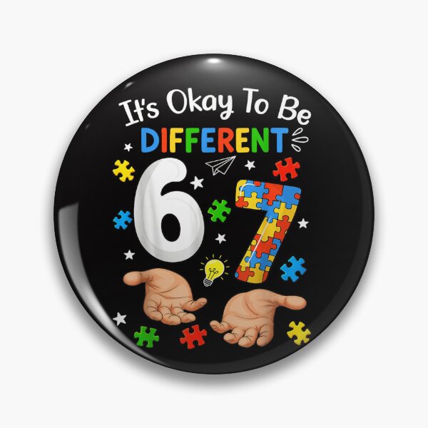 Item preview, It's Okay To Be Different Autism Awareness 6th 7th Birthday Gift designed and sold by randomslife.