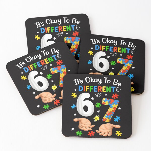 Item preview, It's Okay To Be Different Autism Awareness 6th 7th Birthday Gift designed and sold by randomslife.