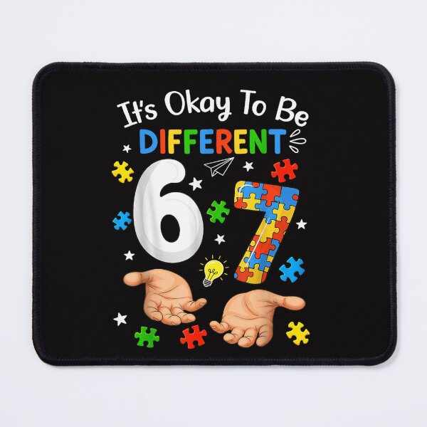 Item preview, It's Okay To Be Different Autism Awareness 6th 7th Birthday Gift designed and sold by randomslife.