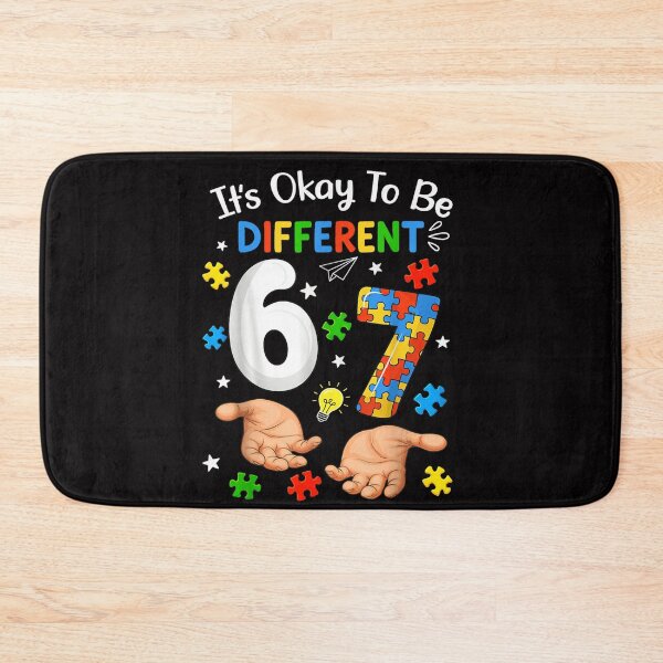 Item preview, It's Okay To Be Different Autism Awareness 6th 7th Birthday Gift designed and sold by randomslife.