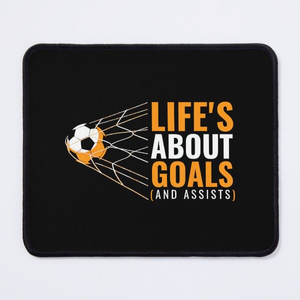 Item preview, Life’s About Goals and Assists Funny Quote Youth Soccer designed and sold by MollyLYork.
