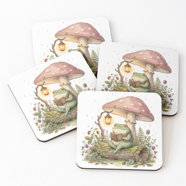 Item preview, Cute Frog Reading Book Bookworm Gift for Book Lovers designed and sold by Kmdigitals.