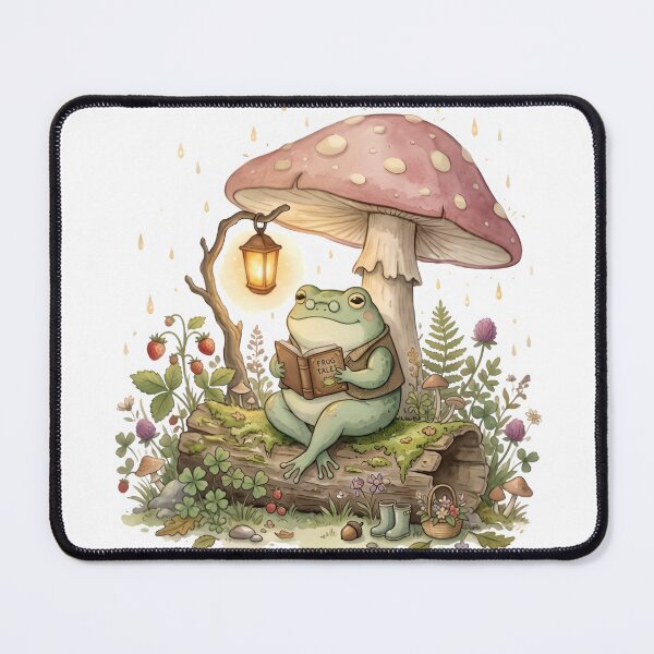 Item preview, Cute Frog Reading Book Bookworm Gift for Book Lovers designed and sold by Kmdigitals.