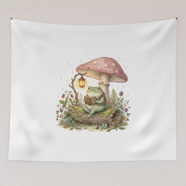 Item preview, Cute Frog Reading Book Bookworm Gift for Book Lovers designed and sold by Kmdigitals.