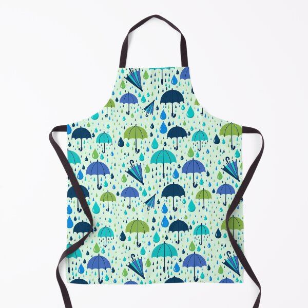 Item preview, Playful Rain - Hint of Green designed and sold by Valerie Valentine.