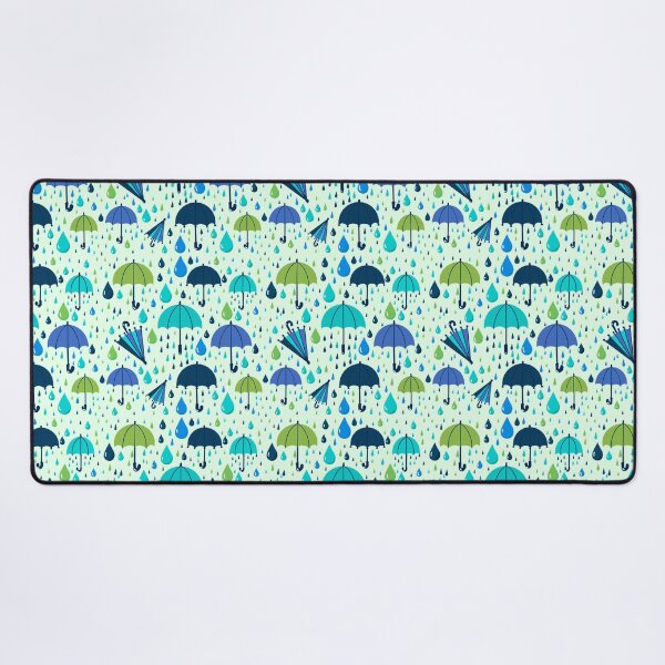 Item preview, Playful Rain - Hint of Green designed and sold by Valerie Valentine.