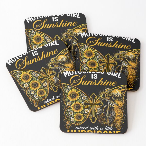 Item preview, Motocross Girl Is Sunshine Mixed With A Little Hurricane Dirt Bike Girl Sunflower Faith Rider Gift designed and sold by justinhmorton.