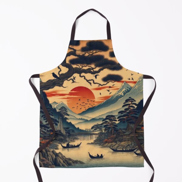 Item preview, Katsushika Hokusai Vibrant Whispers (11) - Katsushika Hokusai - The Great Wave Classic Japanese Woodblock Print designed and sold by Romero Britto.