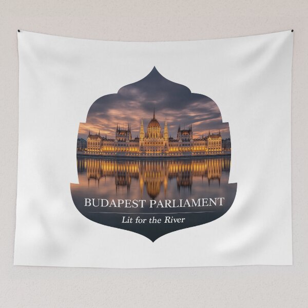 Item preview, Budapest Parliament Glow On The Danube designed and sold by EdvvinStudios.
