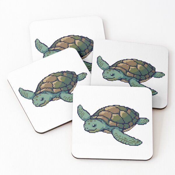 Item preview, 8-bit Sea Turtle designed and sold by 8-bit Ark.