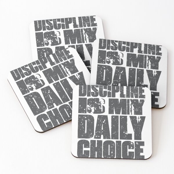 Item preview, Discipline Is My Daily Choice – Fitness Motivation for Consistency Shirt designed and sold by guchieworldcollection.