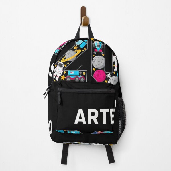 Item preview, Artemis II 2026 Back To The Moon Space Icons Astronaut Collage Graphic designed and sold by WilliaMaler.
