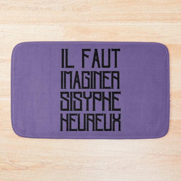 Item preview, Copy of Albert Camus TEXT: il faut imaginer sisyphe heureux designed and sold by artbleed.