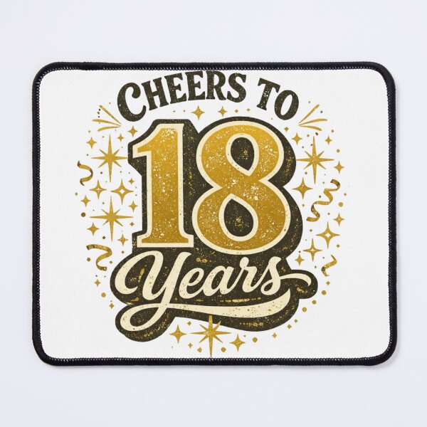 Item preview, Cheers to 18 Years – Funny 18th Birthday Milestone Celebration Design designed and sold by rushaib.