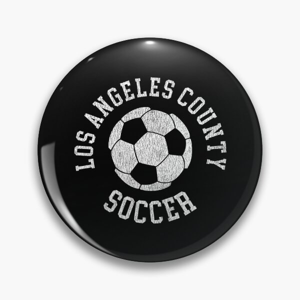 Artikelvorschau, Los Angeles County Fußball Retro Distressed 90er Jahre Vintage Premium entworfen und verkauft von MollyLYork.