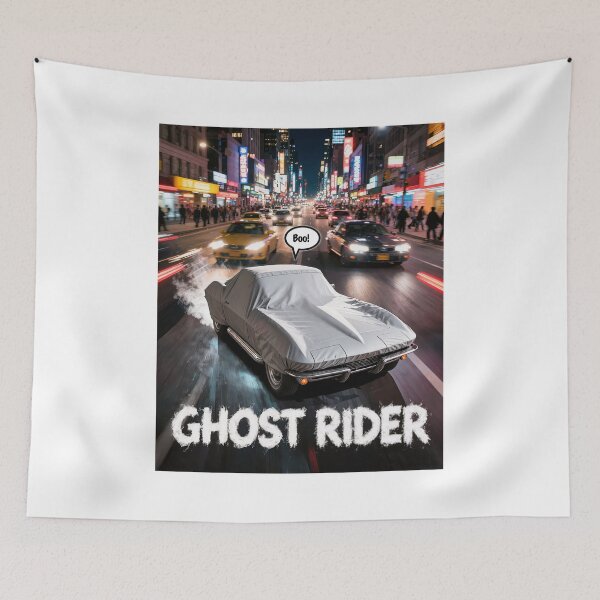 Item preview, The Ghost Rider Print designed and sold by Lichentroupe63.