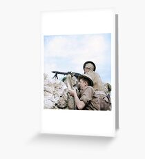 British soldiers in Tunisia, 27 April 1943 Greeting Card