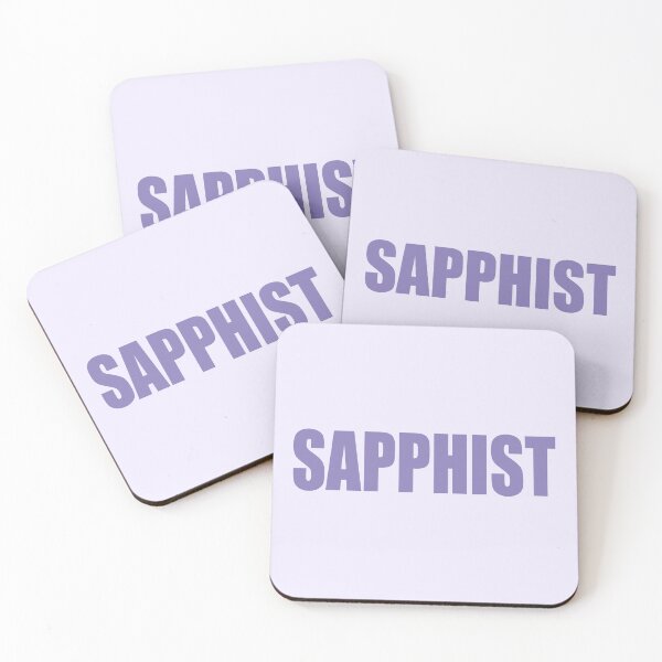 Item preview, Sapphist Lesbian WLW Design Cute LGBTQ Typography Lilac designed and sold by HIGHDIE STUDIOS.