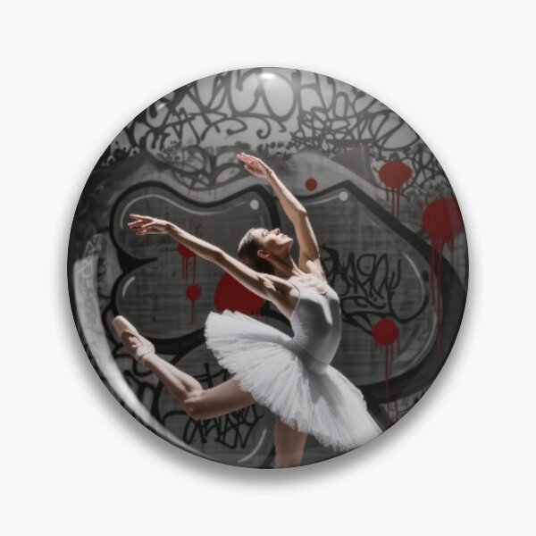Artikelvorschau, Ballerina Street Art Dark Luxury Art Print Urban Graffiti Wall Decor Poster entworfen und verkauft von sayntastic.