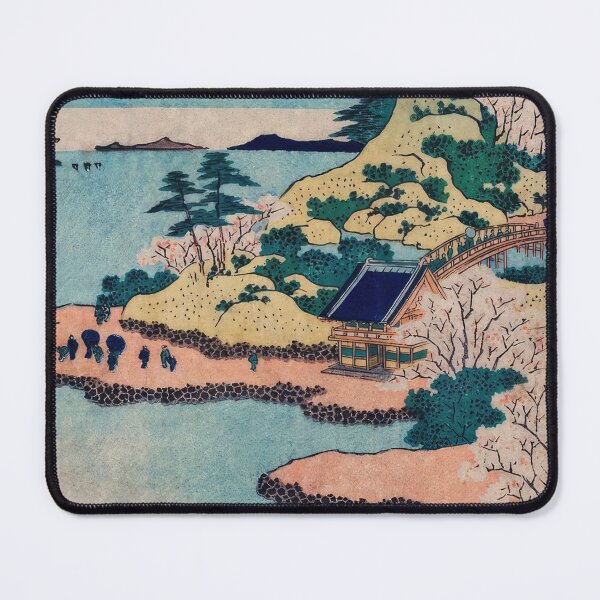 Item preview, Katsushika Hokusai Vibrant Whispers (21) - Katsushika Hokusai - The Great Wave Classic Japanese Woodblock Print  designed and sold by Romero Britto.