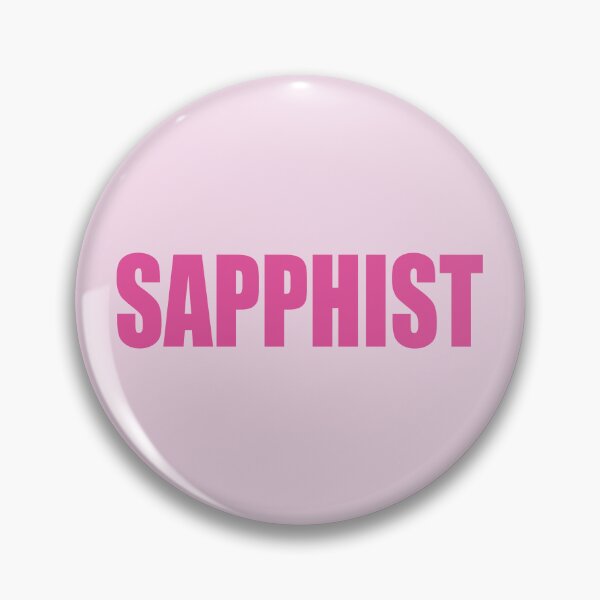 Item preview, Sapphist Lesbian WLW Design Cute LGBTQ Typography Pink designed and sold by HIGHDIE STUDIOS.