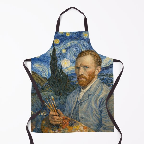 Item preview, Surreal Van Gogh Portrait Oil Painting designed and sold by Jessica Levaton.