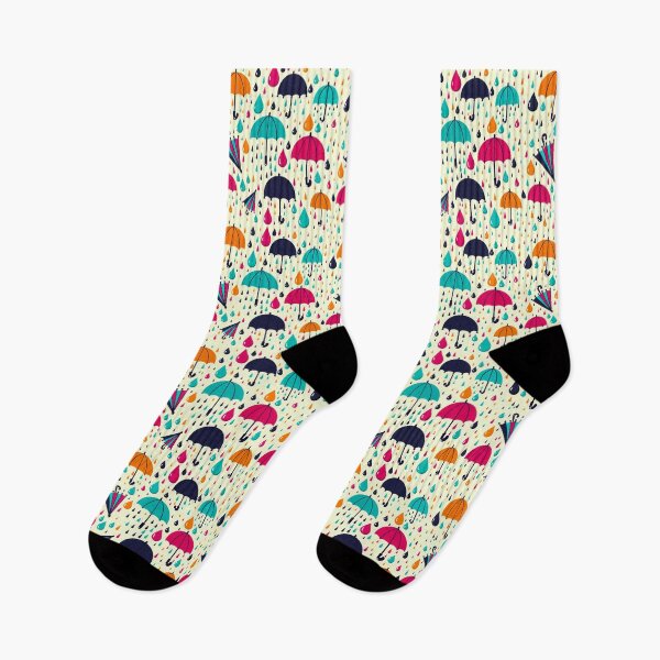 Item preview, Playful Rain - Cream designed and sold by Valerie Valentine.